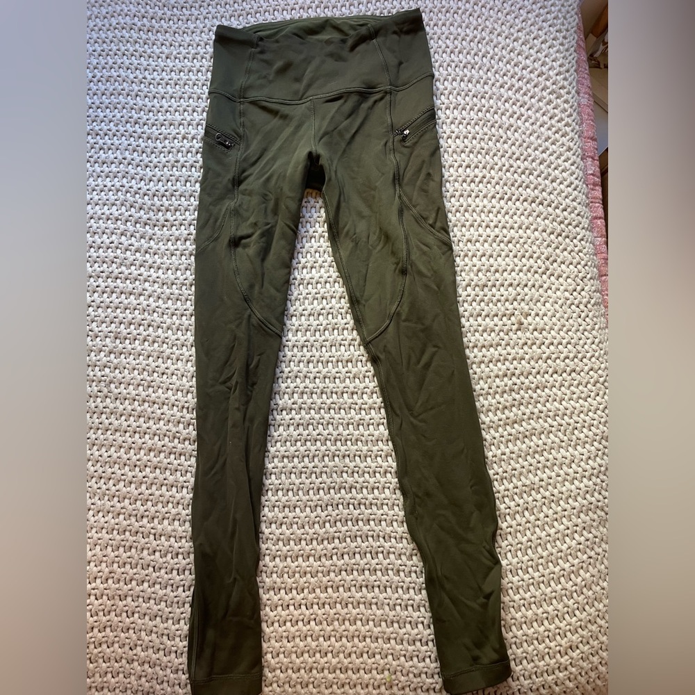 Lululemon Zippered Pocket Leggings